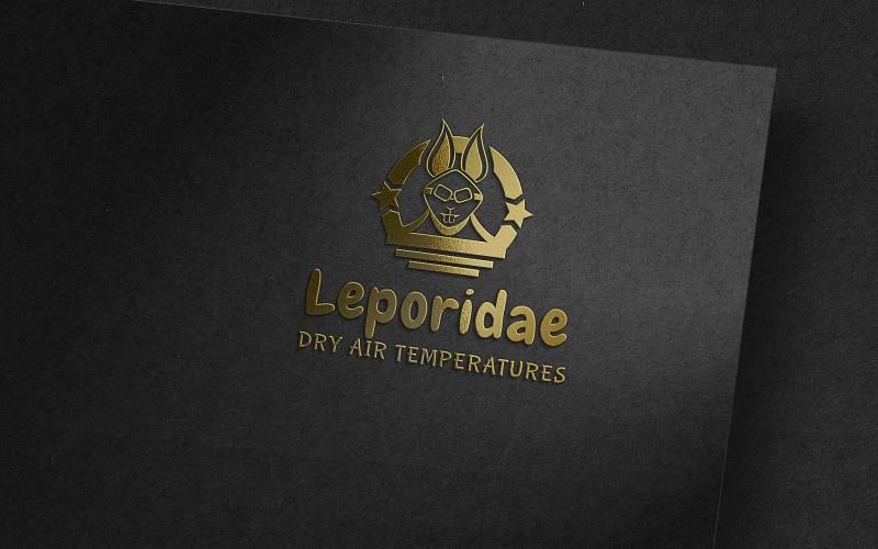 Leporidae Logo Design Logo Template