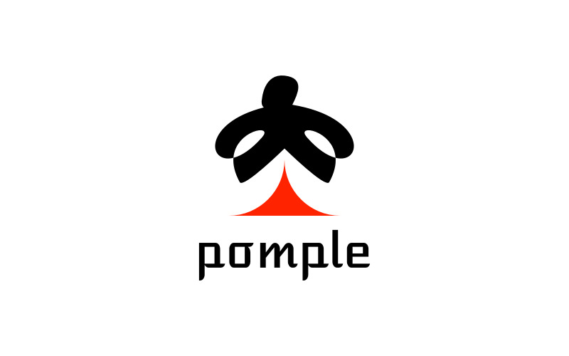 People Jump Logo Logo Template