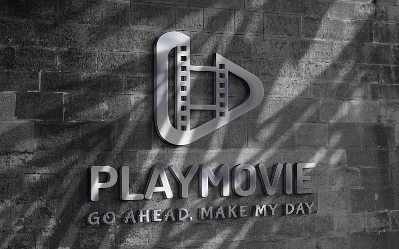 Playmovie Logo Design Logo Template