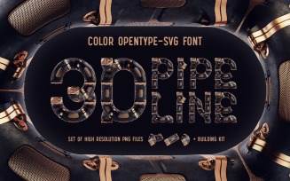 Pipeline - Color Bitmap Font