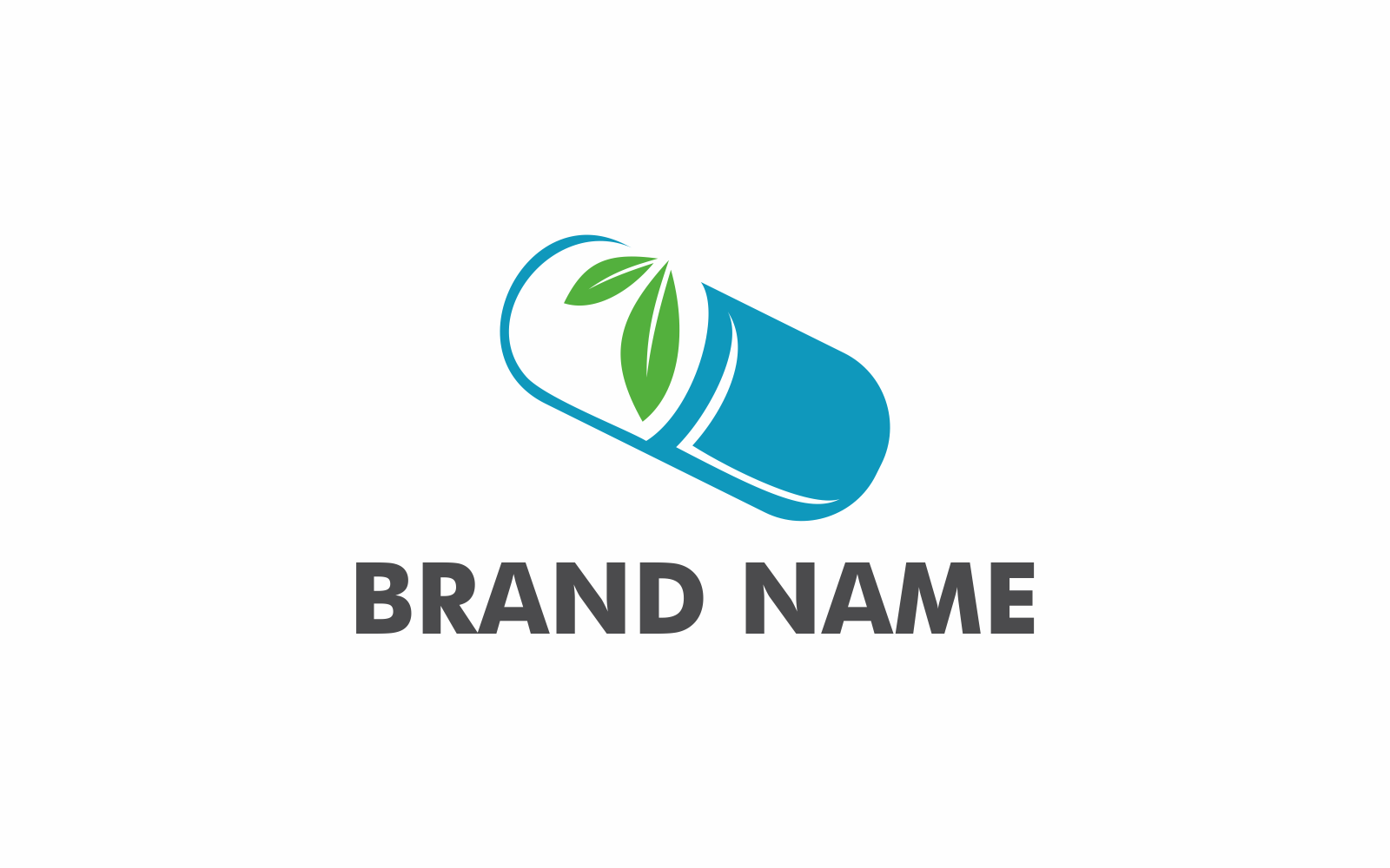 Template #171847 Green Pill Webdesign Template - Logo template Preview