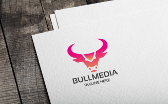 Bull Media Logo Template