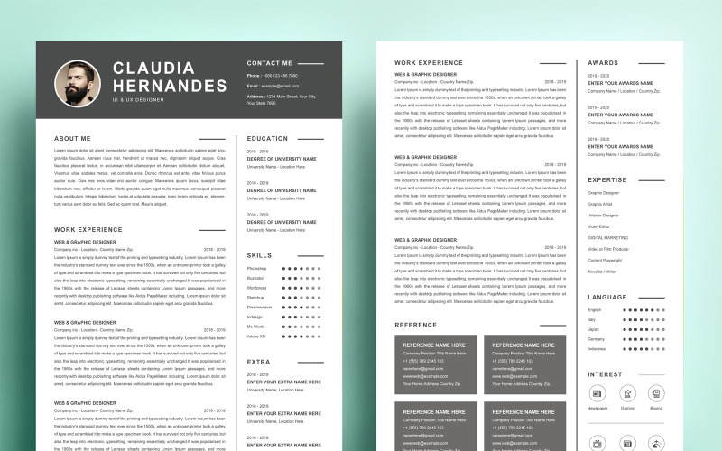 Claudia Hernandes - Resume Template