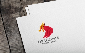 Dragones Logo Template