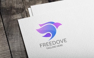 Free Dove Logo Template
