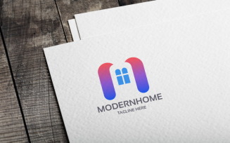 Modern Home Logo template