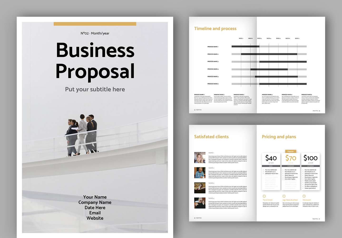 Kit Graphique #171913 Business Proposal Divers Modles Web - Logo template Preview