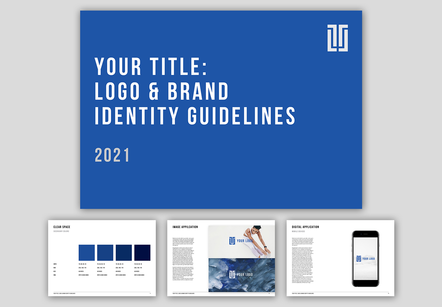 Template #171914 Guidelines Manual Webdesign Template - Logo template Preview