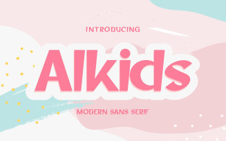 Alkids | Modern Sans Serif Font