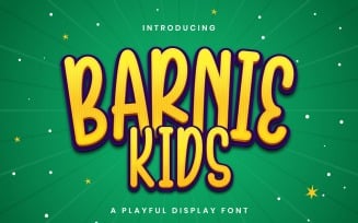 Barnie Kids - Playful Display Font