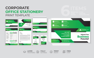 Creative Office Stationery - Corporate Identity Template