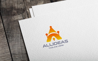 All Ideas Letter A Logo