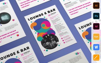 Ready-to-use Lounge Bar Flyer - Corporate Identity Template