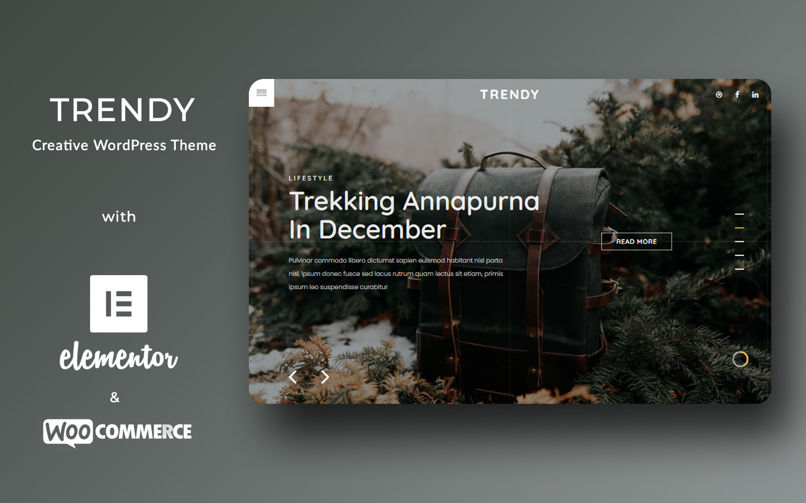 Reszponzív Trendy - Creative Fashion WordPress Theme WordPress sablon 172077
