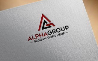 Alpha Group Logo Template