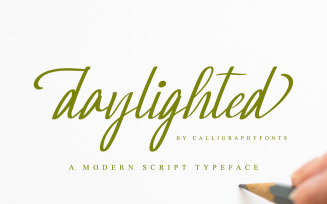 Daylighted Font