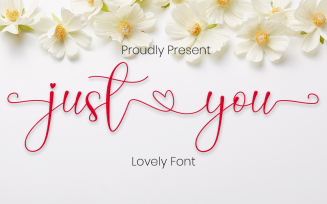 Just You Lovely Font