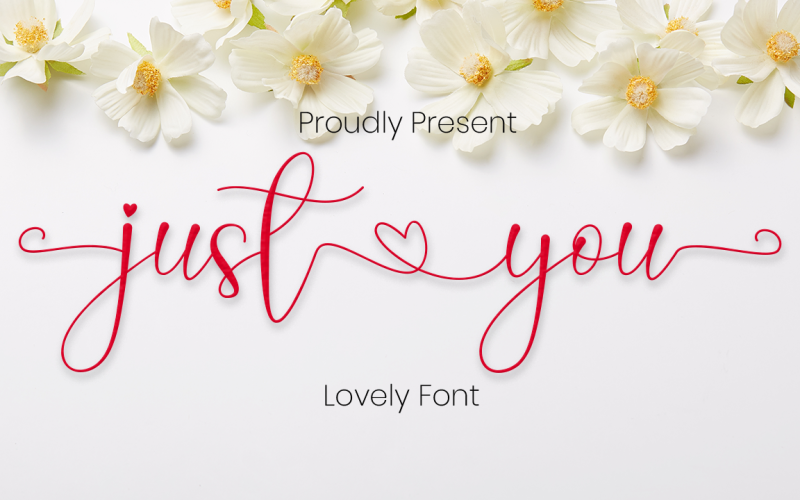 Just You Lovely Font