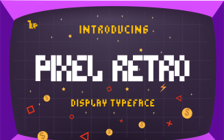 Pixel Retro Font