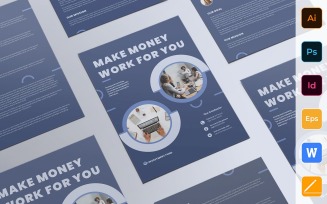 Professional Investment Fund Flyer - Corporate Identity Template