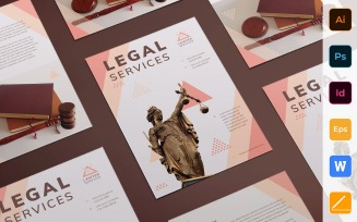 Professional Legal Services Flyer - Corporate Identity Template