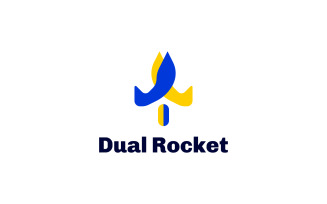 Rocket - Dual Rocket Logo