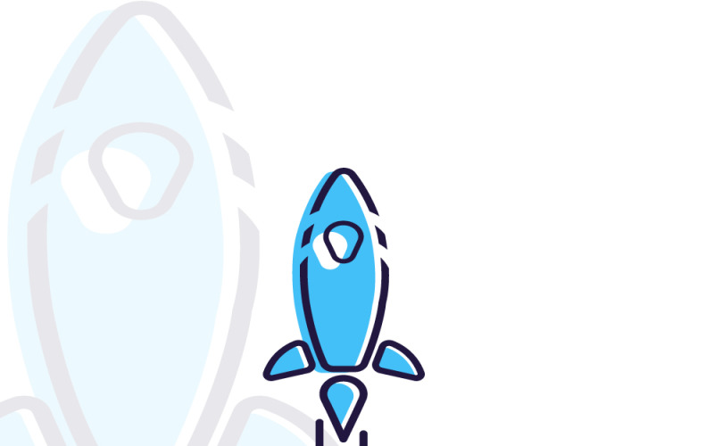 Rocket Logo Logo Template