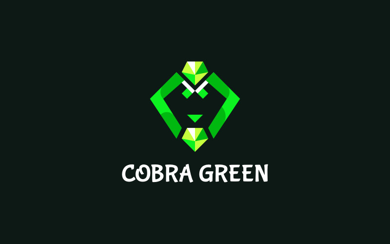 Snake - Green Cobra Logo Logo Template