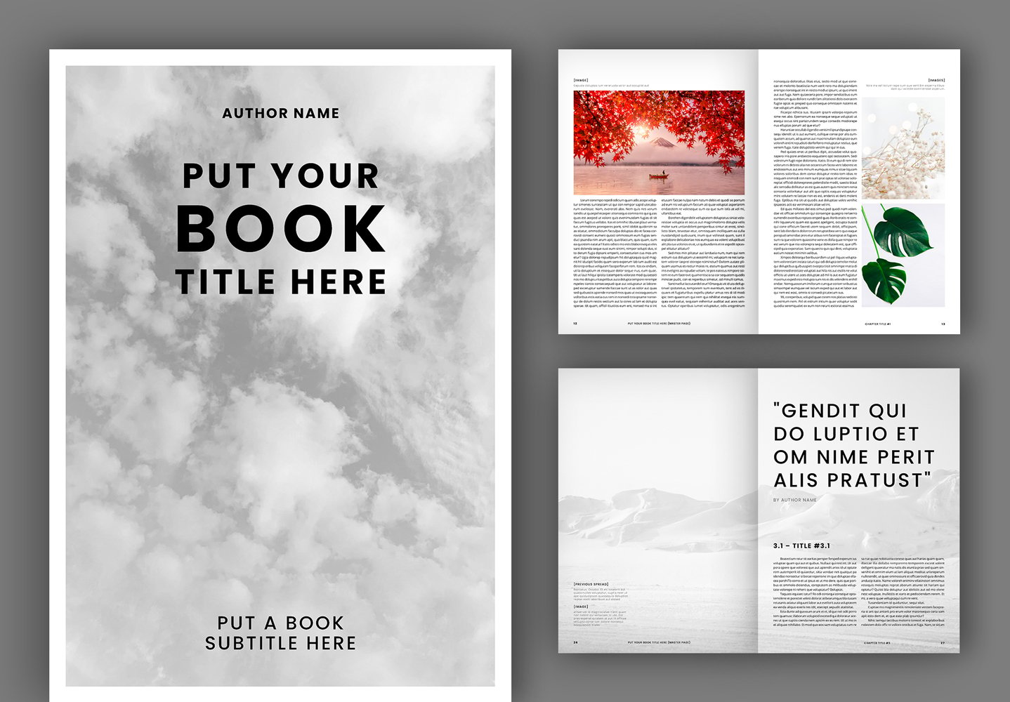 Kit Graphique #172330 Book Layout Divers Modles Web - Logo template Preview