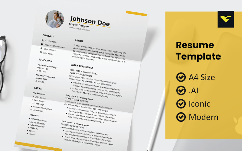 Clean Design Resume Printable Template Resume Template