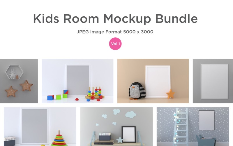 Kids Room Frame product mockups Vol - 1 Product Mockup