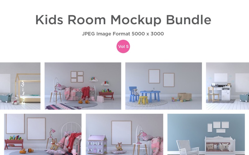 Nursery Room Frame product mockup Vol – 5 Product Mockup