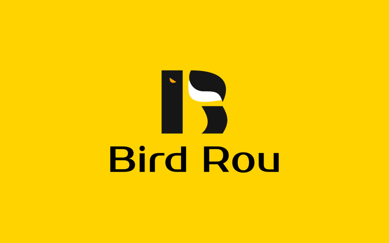 Bird - Letter R Logo Logo Template