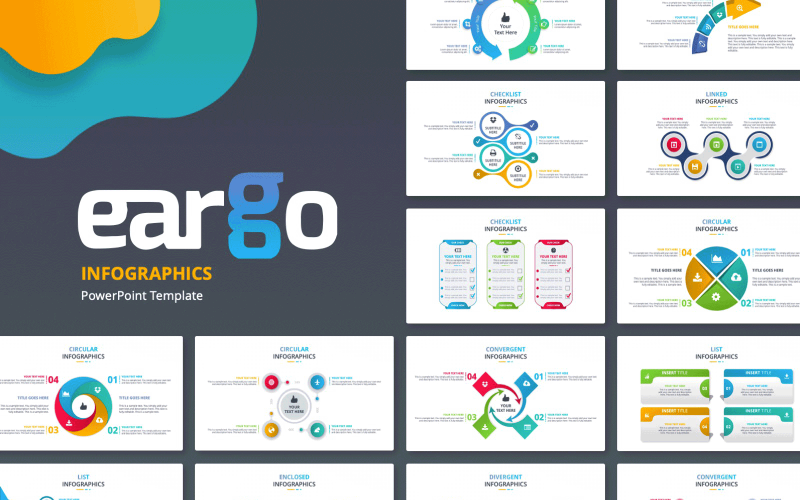 Eargo 4 – Infographics PowerPoint template PowerPoint Template