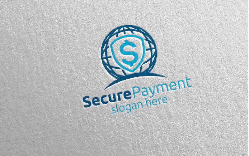 Global Online Secure Payment Logo Logo Template