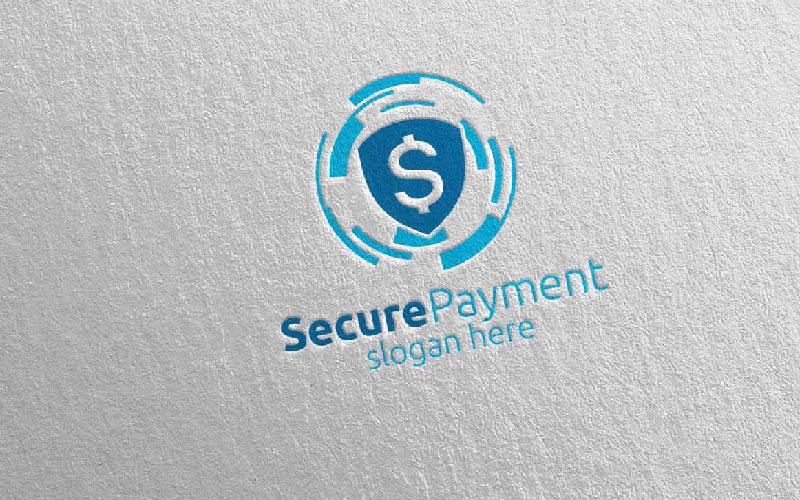 Shield Online Secure Payment Logo template Logo Template