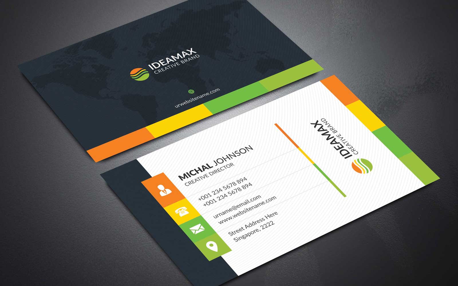 Template #172551 Card Corporate Webdesign Template - Logo template Preview