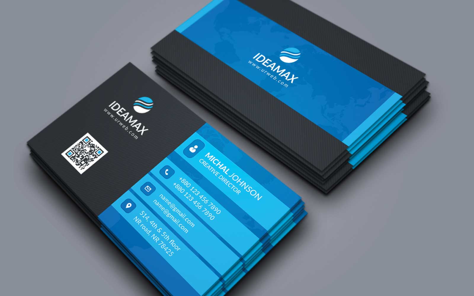 Template #172552 Card Corporate Webdesign Template - Logo template Preview