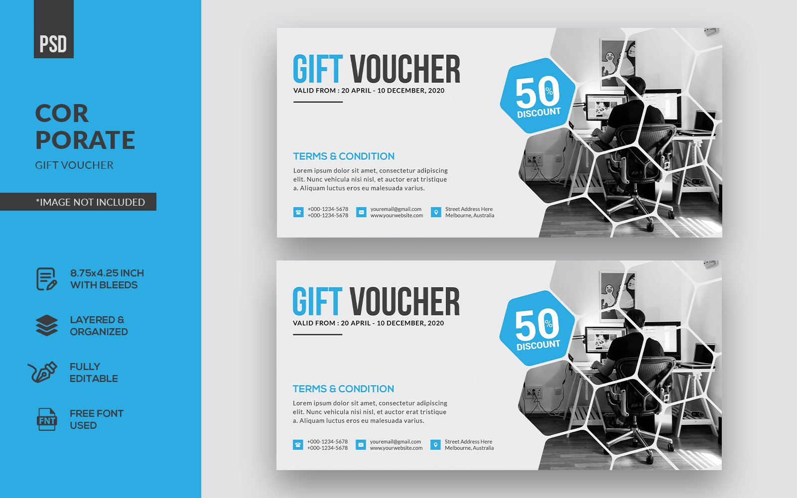 Template #172557 Voucher Gift Webdesign Template - Logo template Preview