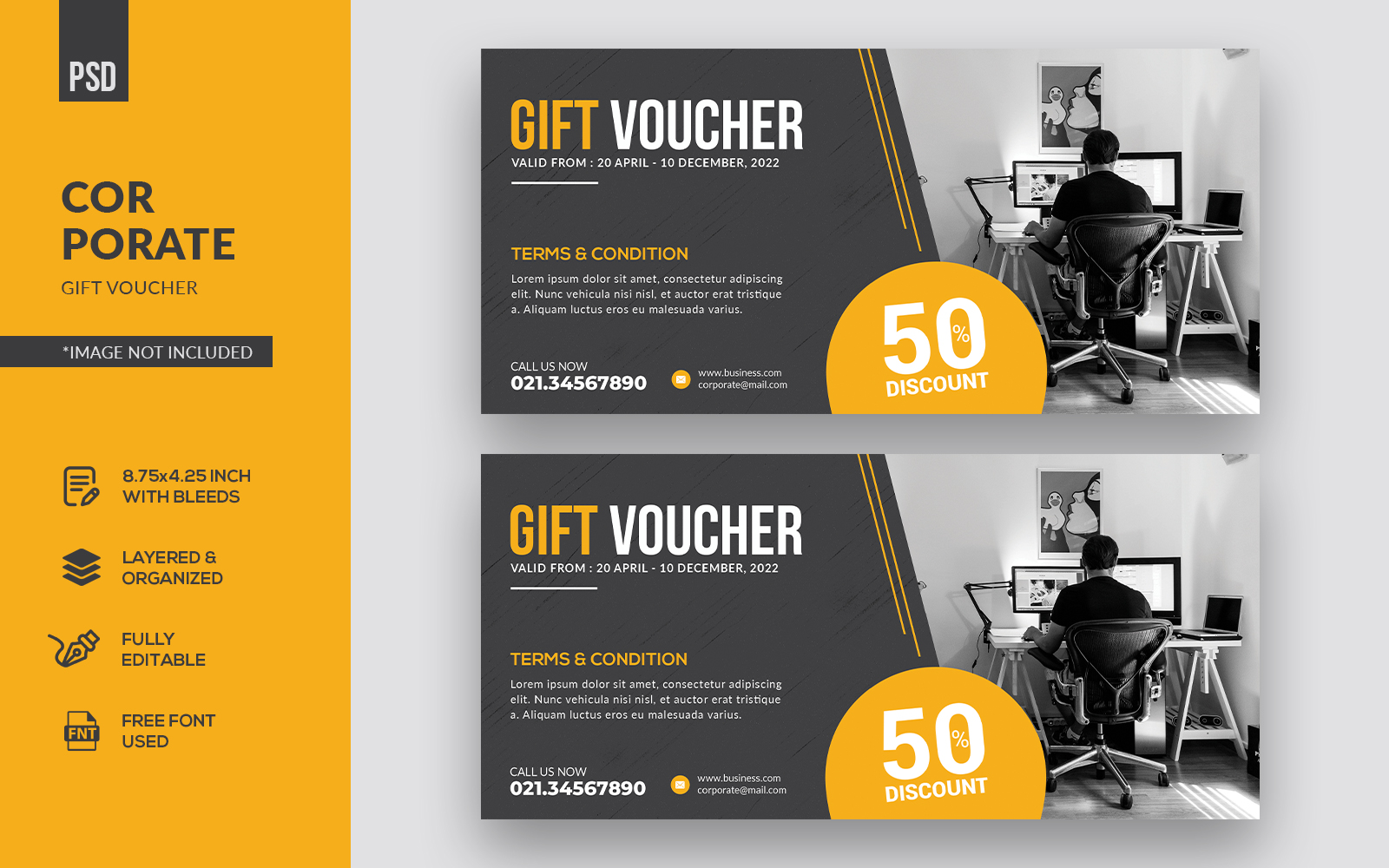 Template #172559 Voucher Gift Webdesign Template - Logo template Preview