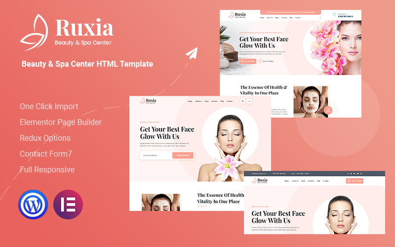 Ruxia - Beauty & Spa Center Website template