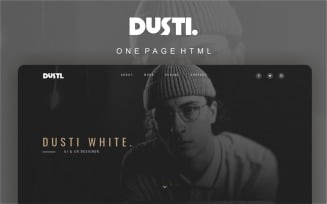 Dusti - Portfolio Multipurpose Modern Landing Page Template