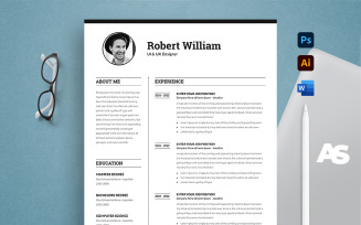 Robert William Premium Resume Template