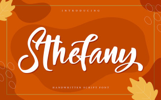 Sthefany | Handwritten Cursive Font