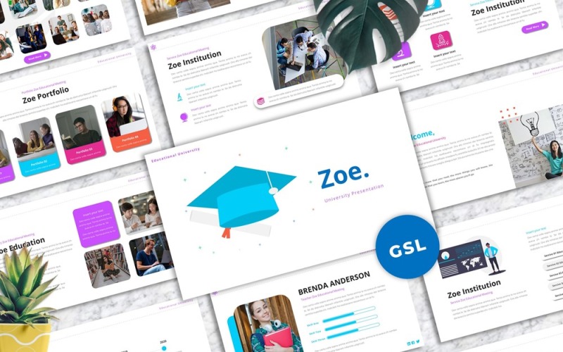 Zoe - University Googleslide Google Slide