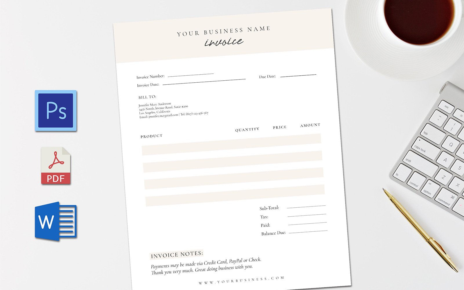 Template #172725 Bill Business Webdesign Template - Logo template Preview