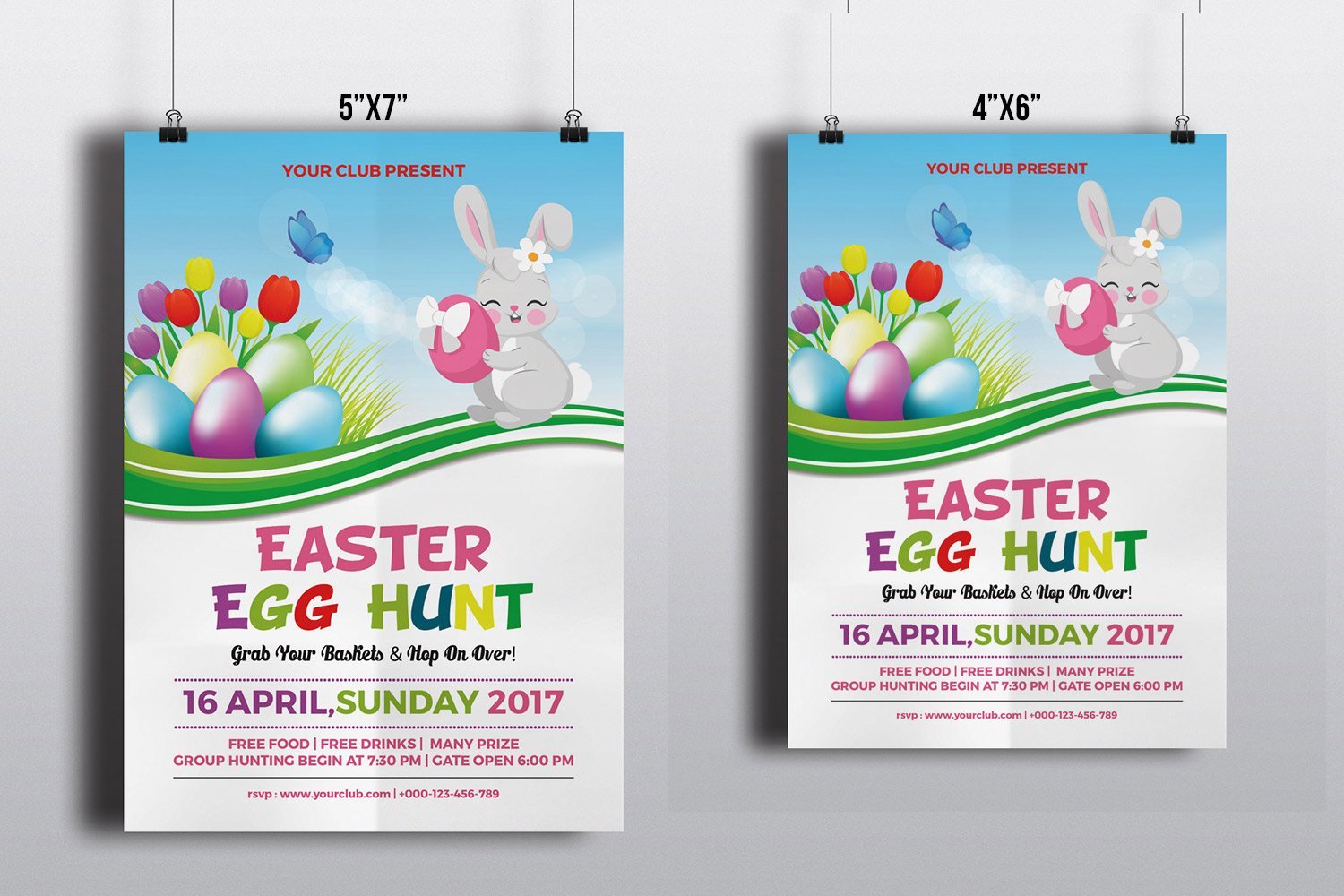 Kit Graphique #172732 Easter Flyer Divers Modles Web - Logo template Preview