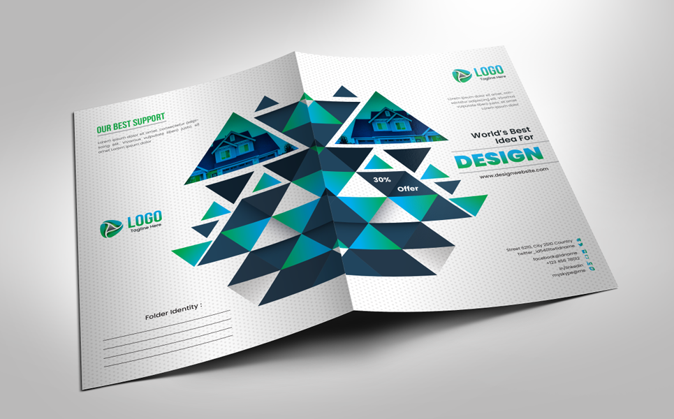 Template #172754 Blue Both Webdesign Template - Logo template Preview