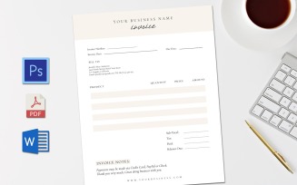 Creative Invoice - Corporate Identity Template , Billing Form,