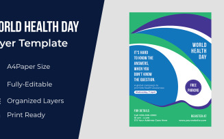 Poster Design World Health Day Awareness
